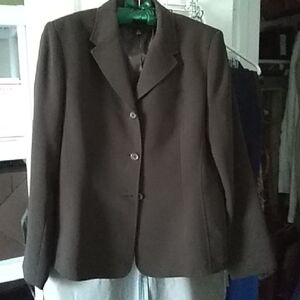Elegant Brown Women's Blazer